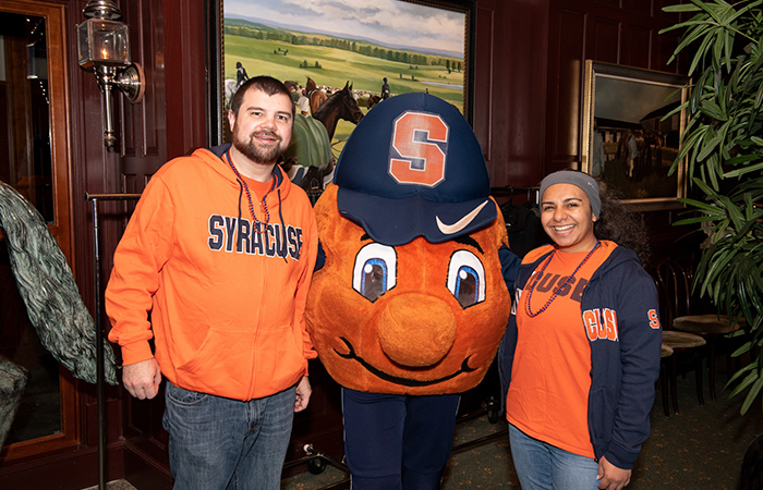 Fans smiling with Otto.